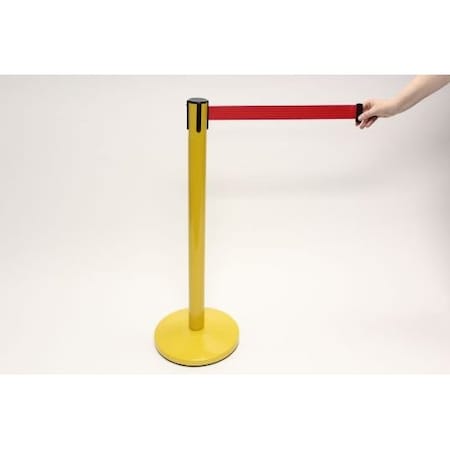 Accuform BLOCKADE RETRACTABLE BELT TAPE PRB843RD PRB843RD